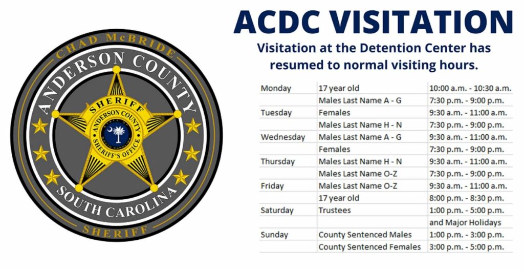 ACDC Visitation Hours